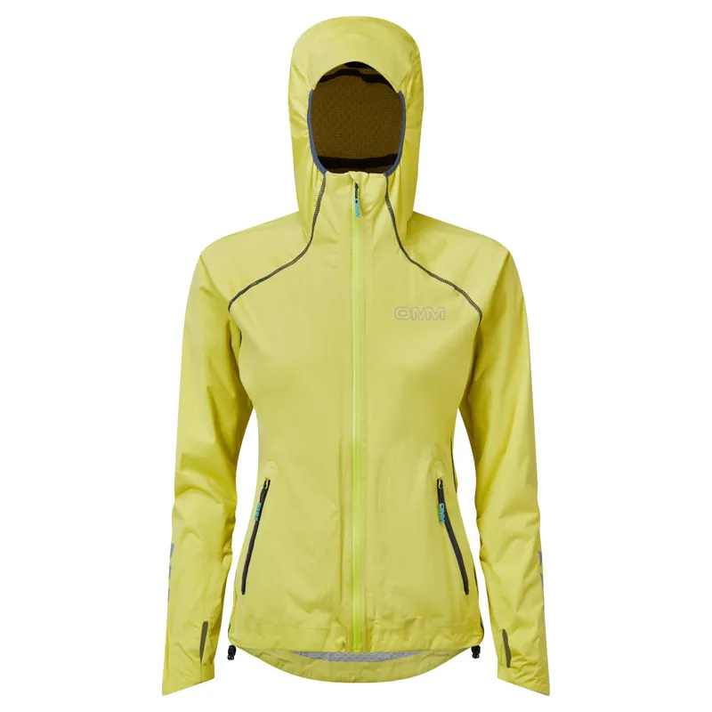 OMM Kamleika Women's Waterproof Running Jacket in Yellow-1