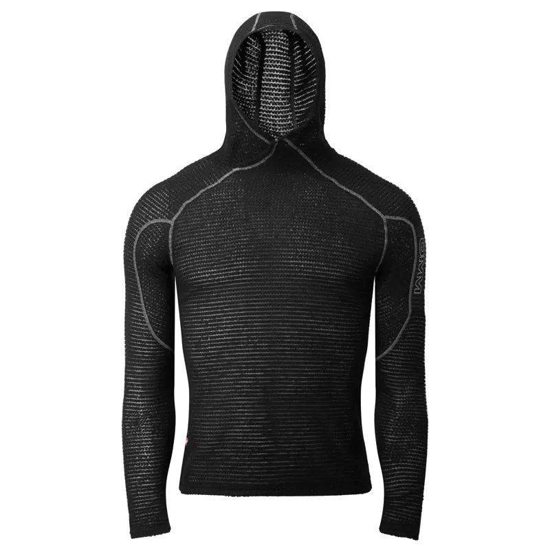 OMM Core Hoodie Men's Thermal Running Top in Black-1