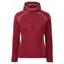 OMM Core+ Hoodie Women's Thermal Top in Dark Red