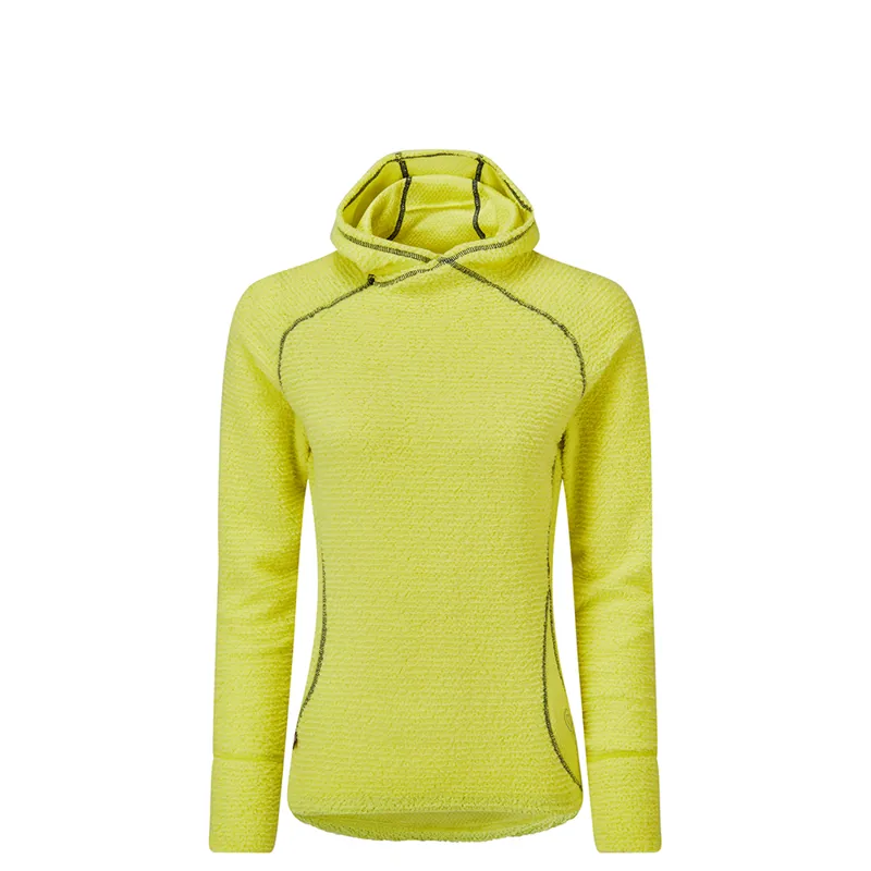 OMM Core+ Hoodie Women's Thermal Top in Yellow
