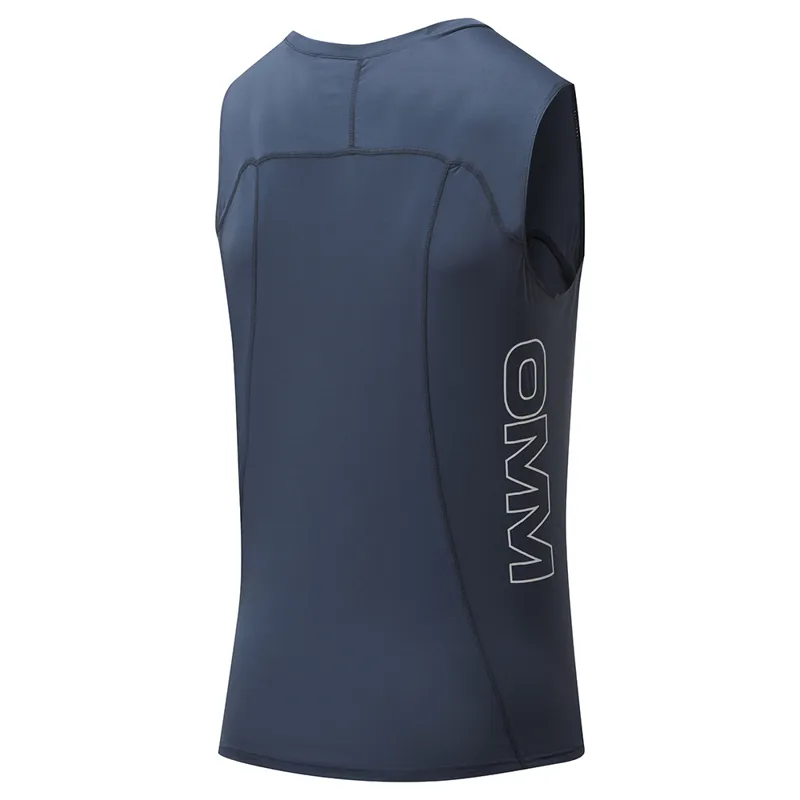 OMM Nitro Men's Running Singlet in Navy-1