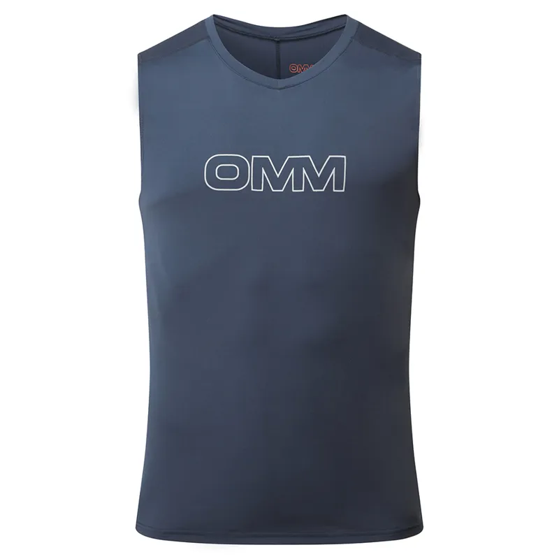 OMM Nitro Men's Running Singlet in Navy