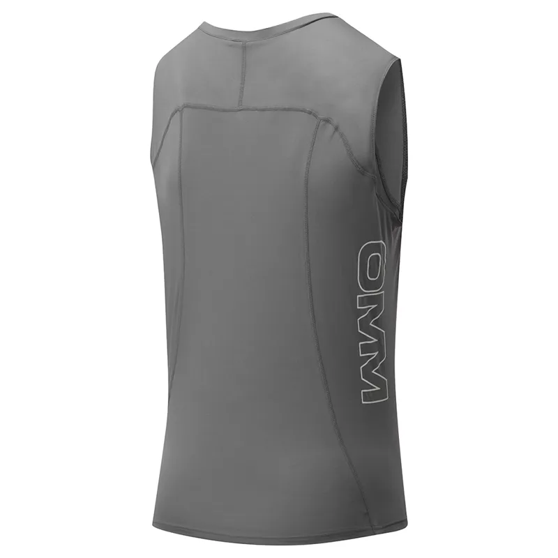 OMM Nitro Men's Running Singlet in Grey-1