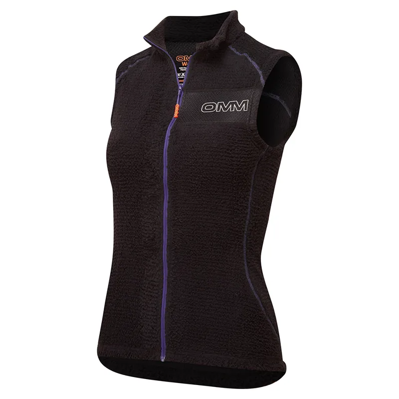 OMM Core Zipped Vest Women's Mid Layer in Black-1