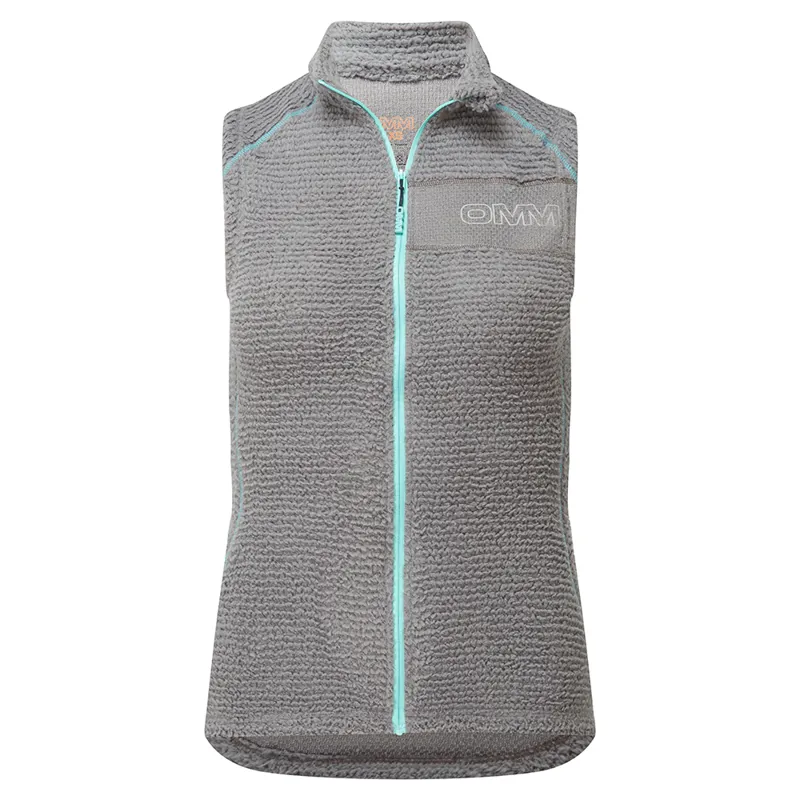OMM Core Zipped Vest Women's Mid Layer in Grey
