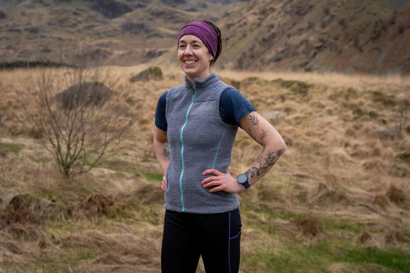 OMM Core Zipped Vest Women's Mid Layer in Grey-3