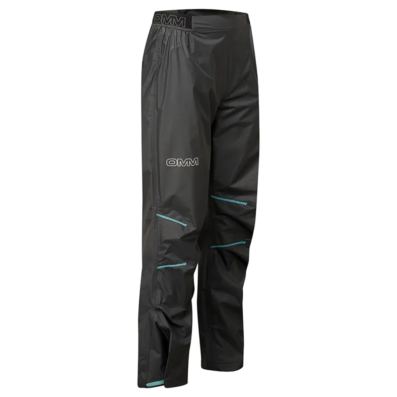 OMM Wisp Pant Women's Waterproof Running Overtrouser in Black-2