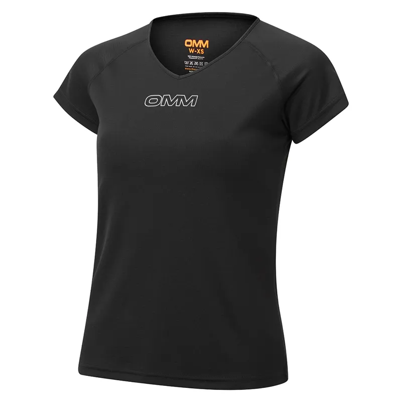 OMM Bearing S/S Women's Running T-Shirt in Black-1