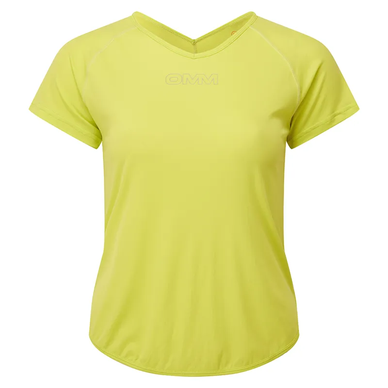 OMM Nitro Tee S/S Women's Running T-Shirt in Yellow