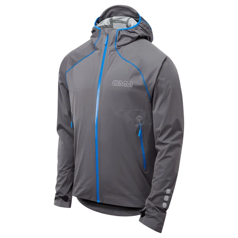 OMM Kamleika Men's Waterproof Running Jacket in Grey-3