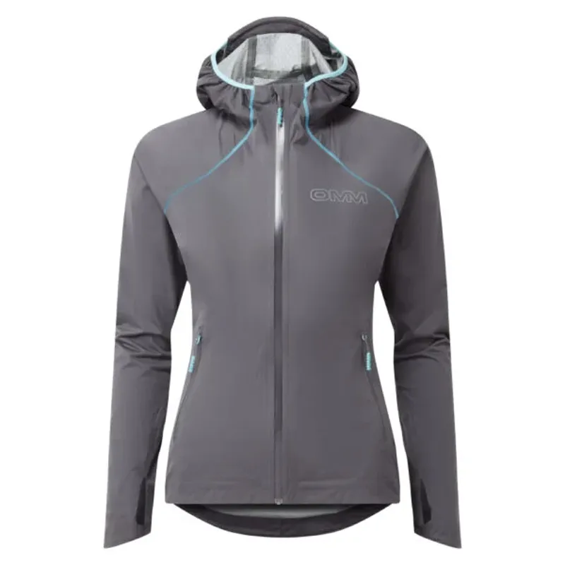OMM Kamleika Women's Waterproof Running Jacket in Grey 