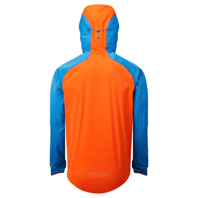 OMM Kamleika Smock Men's Waterproof Running Jacket in Orange/Blue-1