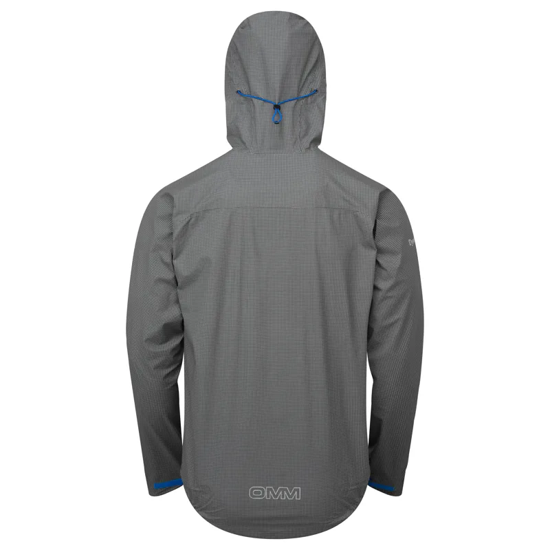 OMM Aether Men's Waterproof Running Jacket in Grey-3