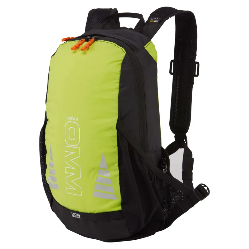 OMM Ultra 8 Unisex Running Rucksack in Yellow-2
