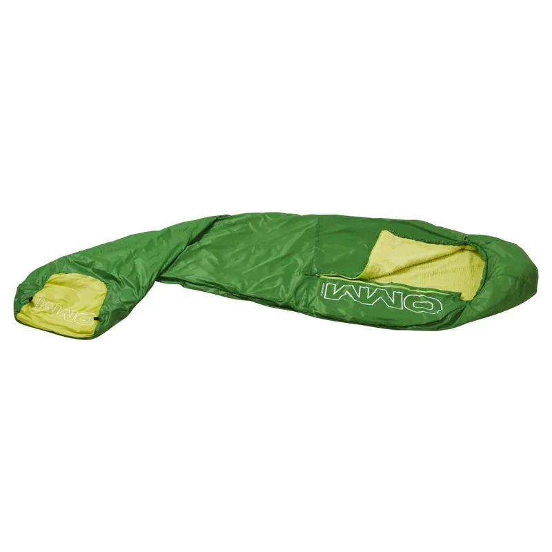 OMM Mountain Core 125 Sleeping Bag in Green/Yellow-1