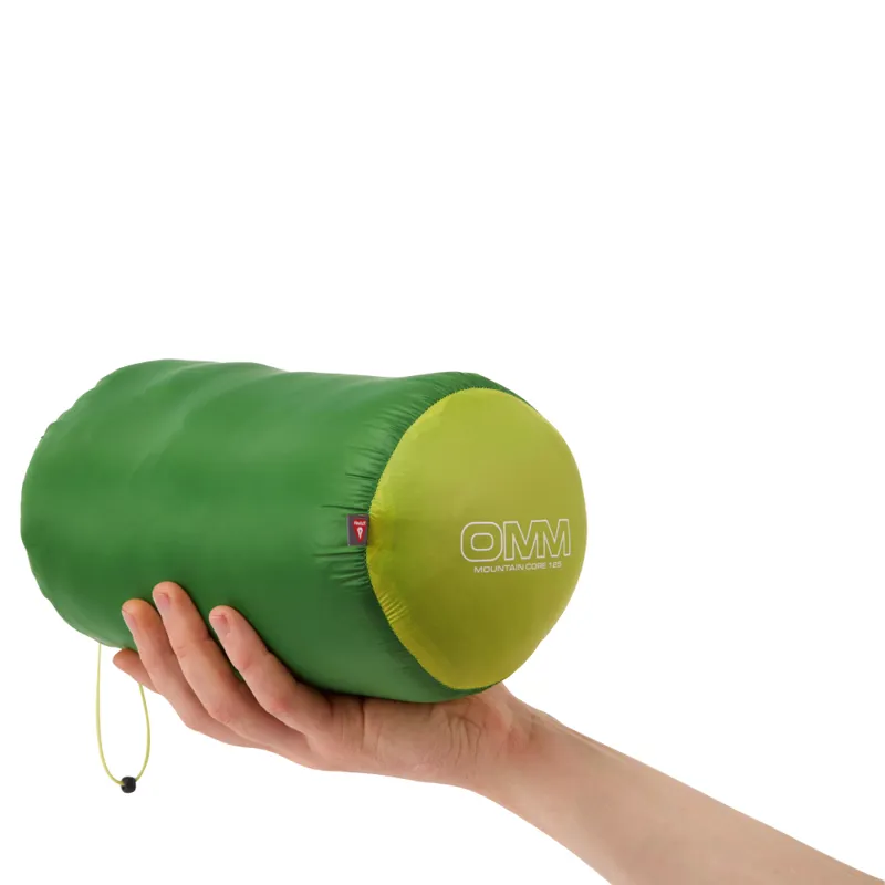 OMM Mountain Core 125 Sleeping Bag in Green/Yellow-2