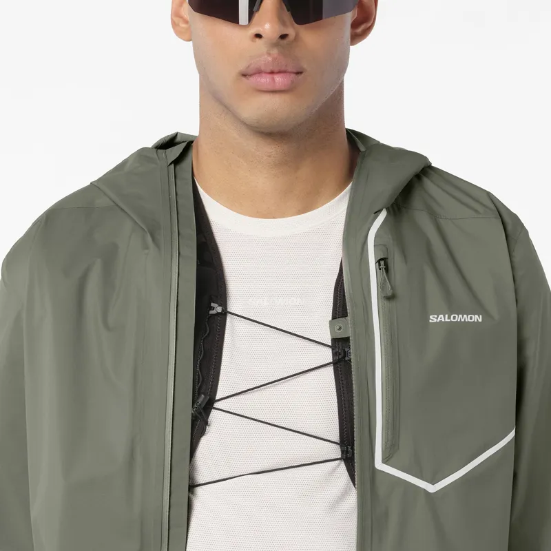 Salomon Bonatti Pro Men's Waterproof Jacket in Castor Grey-3