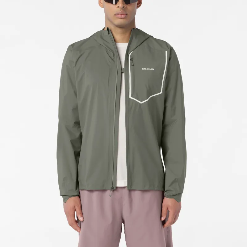 Salomon Bonatti Pro Men's Waterproof Jacket in Castor Grey-1