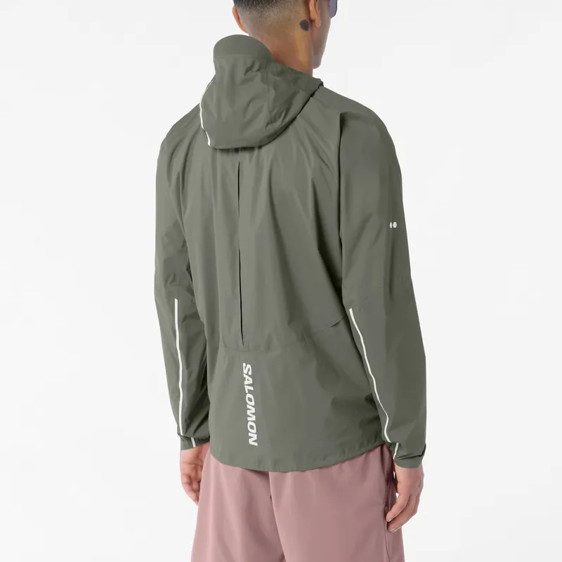 Salomon Bonatti Pro Men's Waterproof Jacket in Castor Grey-2