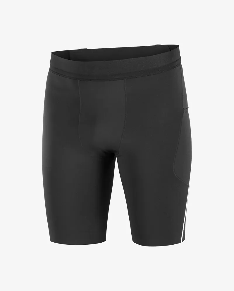 Salomon Sense Aero Men's Stow Tights 9inch in Deep Black