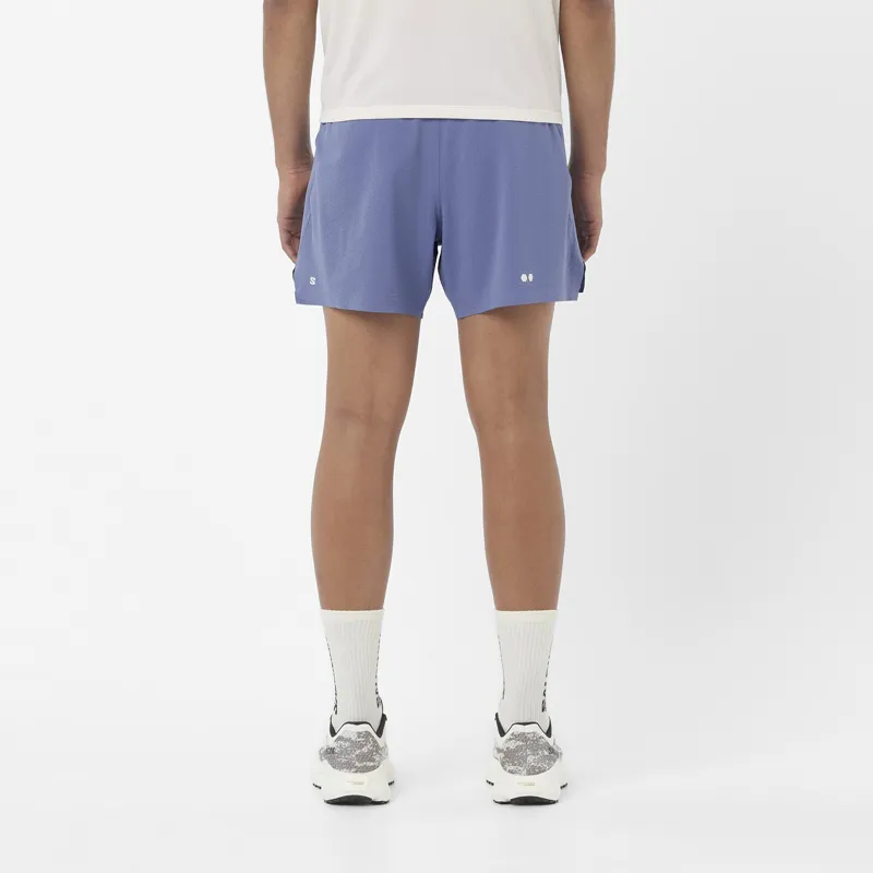 Salomon Sense Aero Stow 5 inch Men's Running Short in Clematis Blue-3