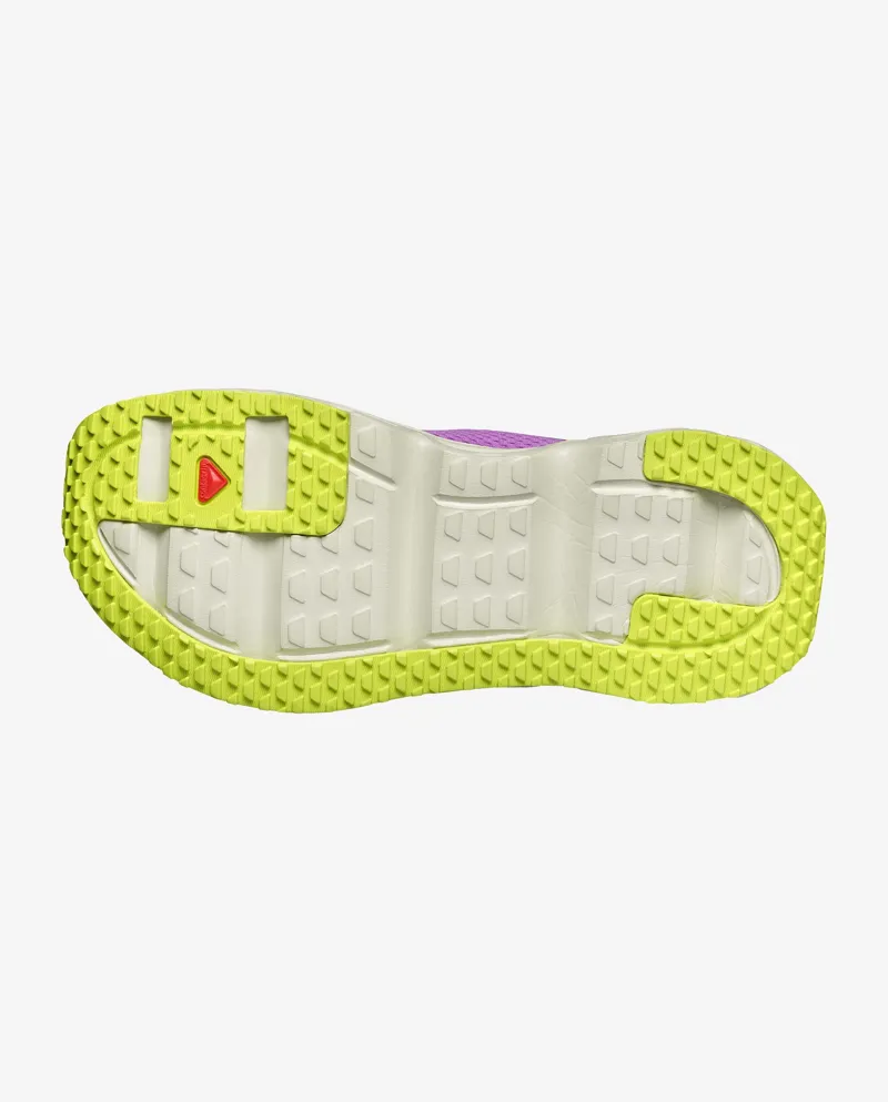 Salomon Reelax Slide 6.0 Women's Recovery Slider in Iris Orchid/Aspargus Green/Acid Lime-1