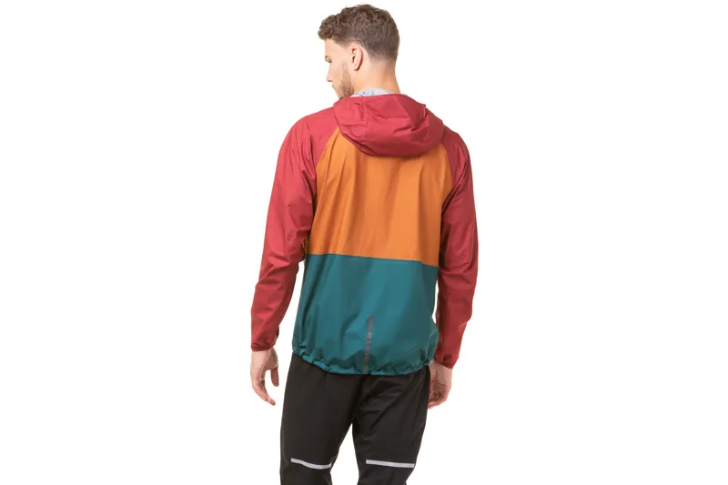 Ronhill Tech Fortify Men's Waterproof Running Jacket in Jam/Deep Lagoon/Copper-5