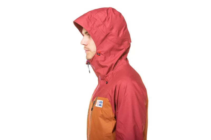 Ronhill Tech Fortify Men's Waterproof Running Jacket in Jam/Deep Lagoon/Copper-6