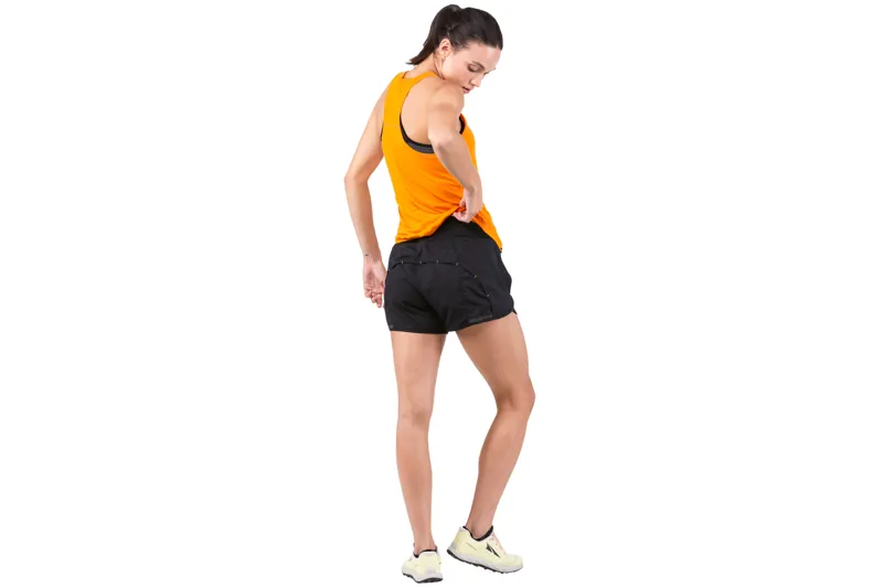 Ronhill Tech Revive Women's Running Short in Black/Spice-3