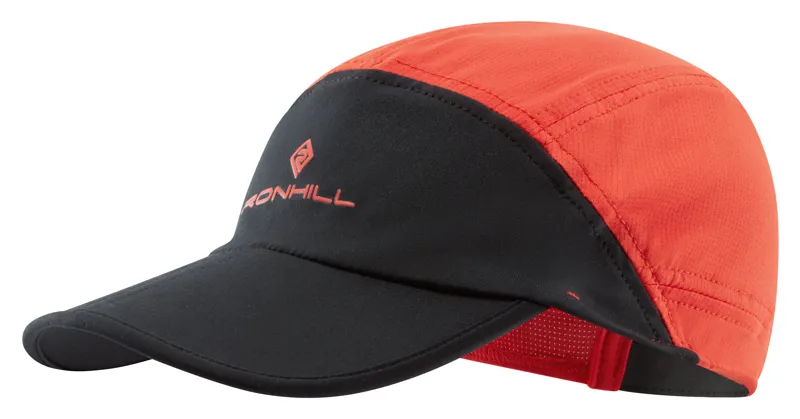 Ronhill Air-Lite Split Cap in Black/Flame