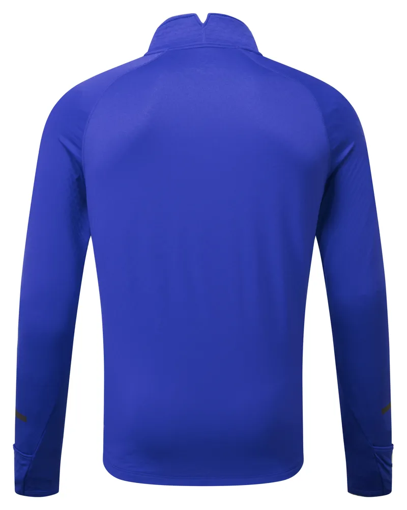 Ronhill Tech Prism 1/2 Zip Tee Men's Midlayer in Cobalt/Flame-1
