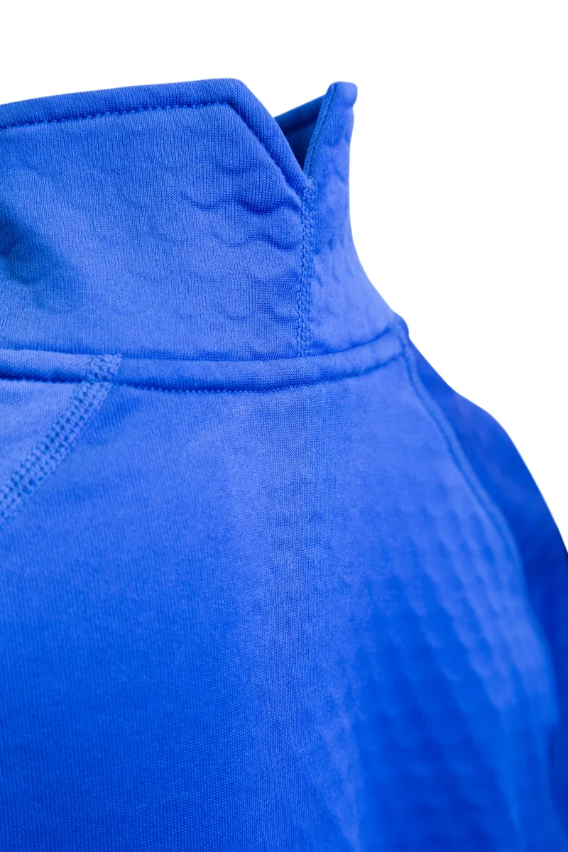 Ronhill Tech Prism 1/2 Zip Tee Men's Midlayer in Cobalt/Flame-10