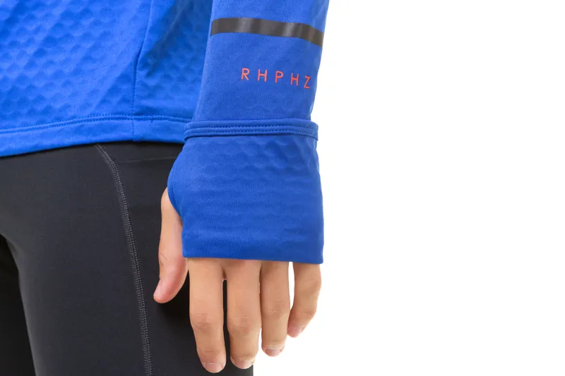 Ronhill Tech Prism 1/2 Zip Tee Men's Midlayer in Cobalt/Flame-6