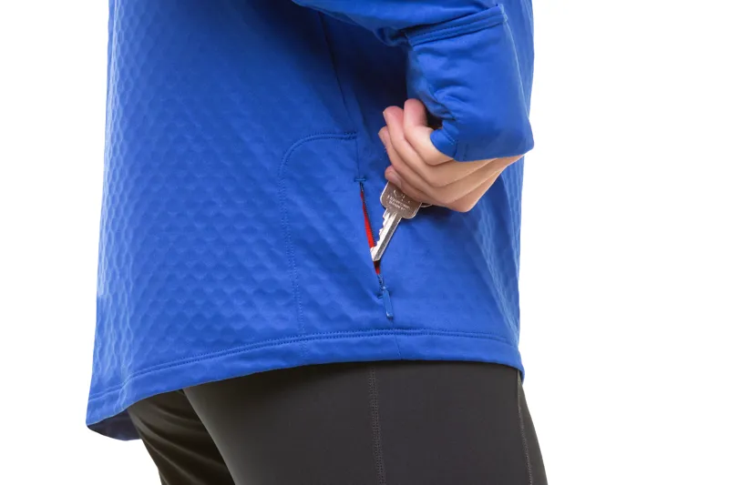 Ronhill Tech Prism 1/2 Zip Tee Men's Midlayer in Cobalt/Flame-7