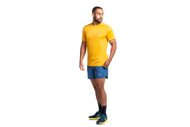 Ronhill Tech Revive 5 Men's Running Short in Admiral/Limestone-2