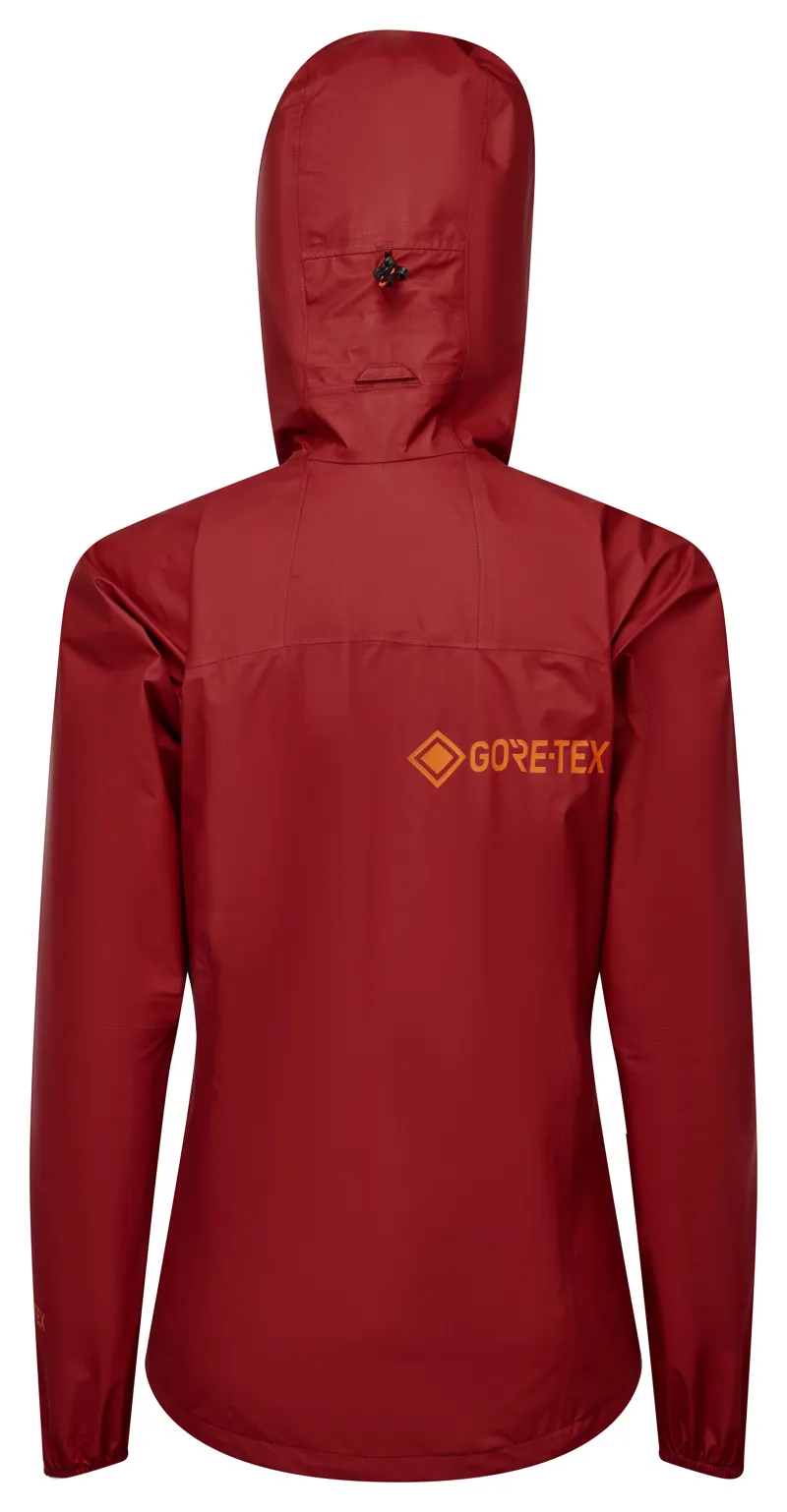 Ronhill Tech Gore Tex Mercurial Women s Waterproof Running Jacket in Jam Flame
