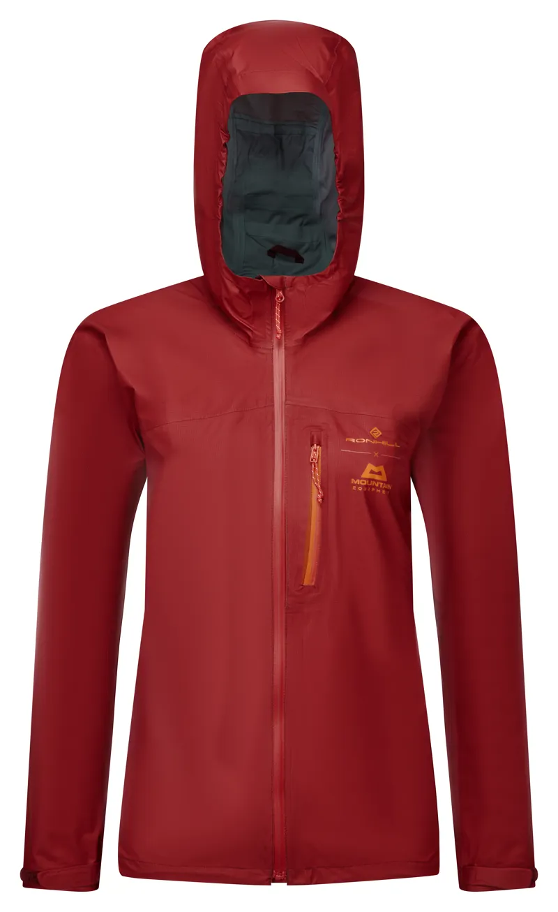 Ronhill Tech Gore Tex Mercurial Women s Waterproof Running Jacket in Jam Flame