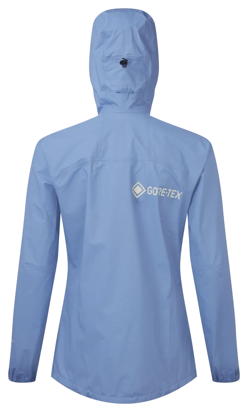 Ronhill Tech Gore-Tex Mercurial Women's Waterproof Running Jacket in Lake Blue/Vanilla-1
