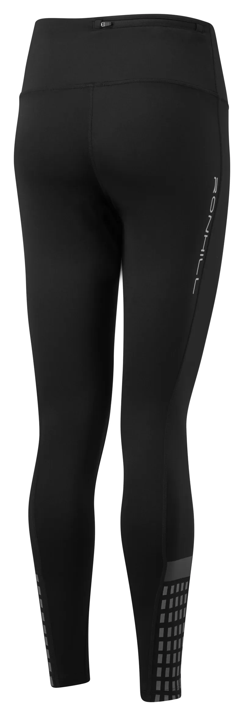 Ronhill Tech Afterhours Women's Running Tight in Black/Charcoal/Reflect-1