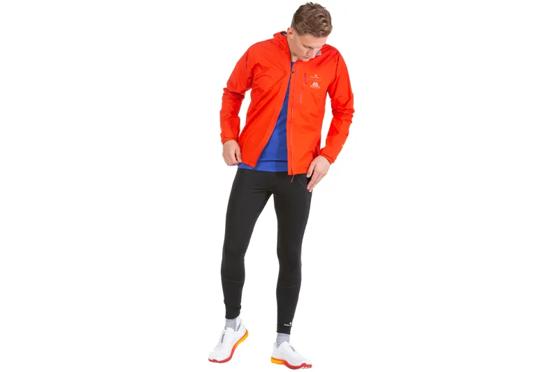 Ronhill Tech Gore-Tex Mercurial Men's Waterproof Running Jacket in Flame/Latte-4
