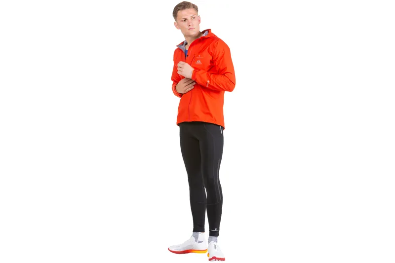 Ronhill Tech Gore-Tex Mercurial Men's Waterproof Running Jacket in Flame/Latte-5