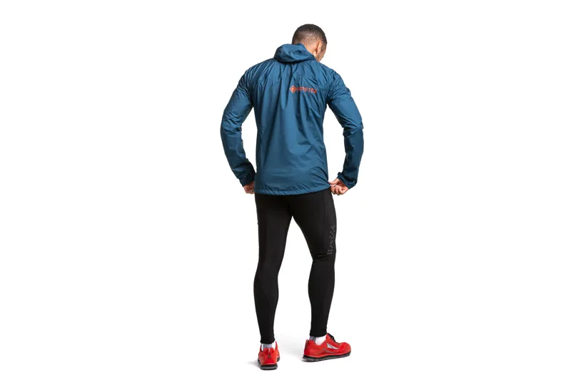 Ronhill Tech Gore-Tex Mercurial Men's Waterproof Running Jacket in Admiral/Flame-4