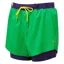 Ronhill Women's Tech Distance Twin Short in Bright Green/Imperial