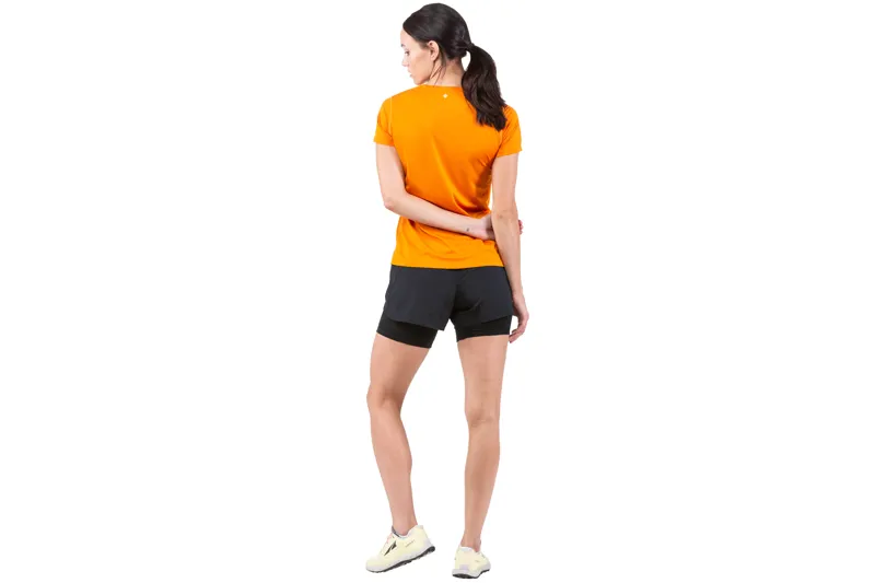 Ronhill Women's Tech Twin Running Short in All Black-6