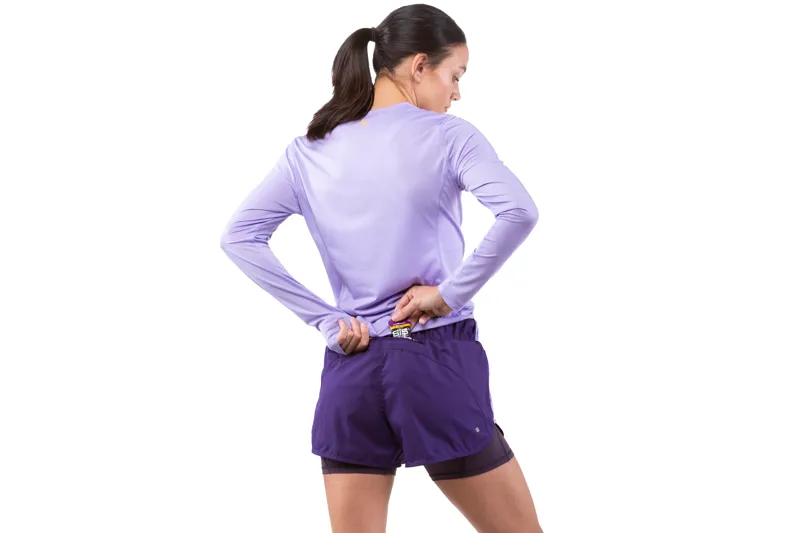 Ronhill Women's Tech Twin Running Short in Imperial/Nightshade-5