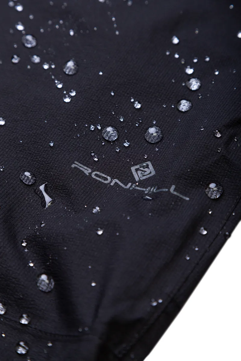 Ronhill Tech Fortify Pant Unisex Waterproof Running Trouser in All Black-4
