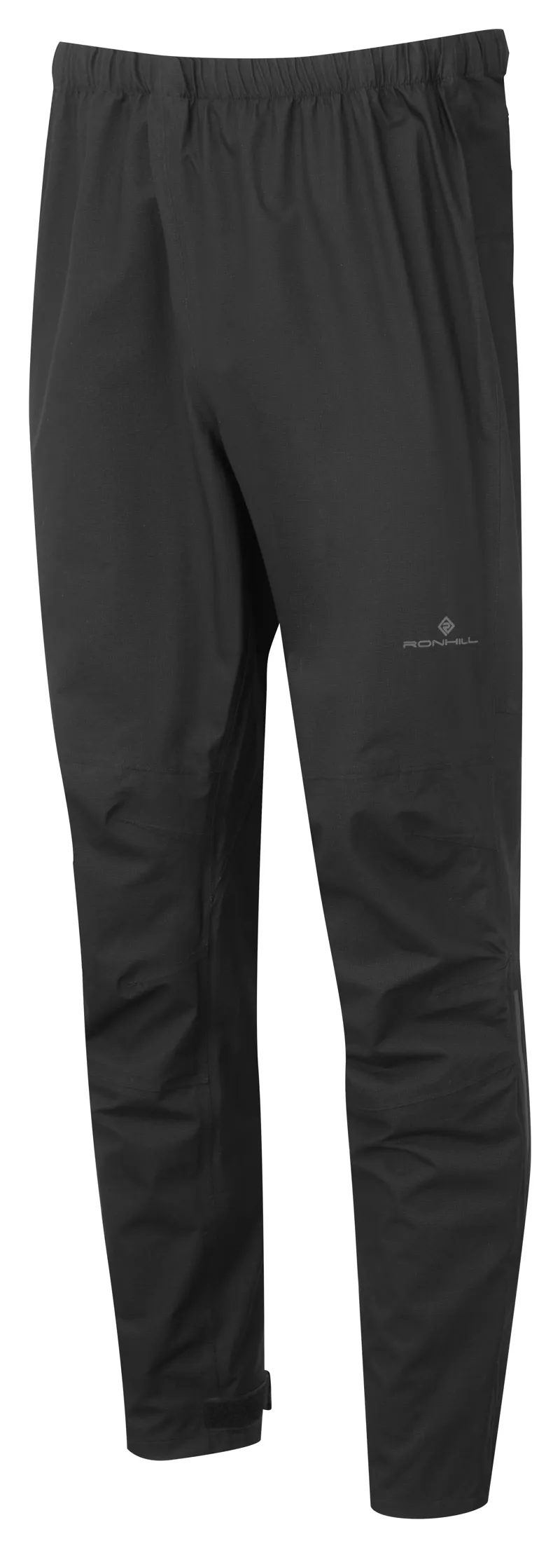 Ronhill Tech Fortify Pant Unisex Waterproof Running Trouser in All Black
