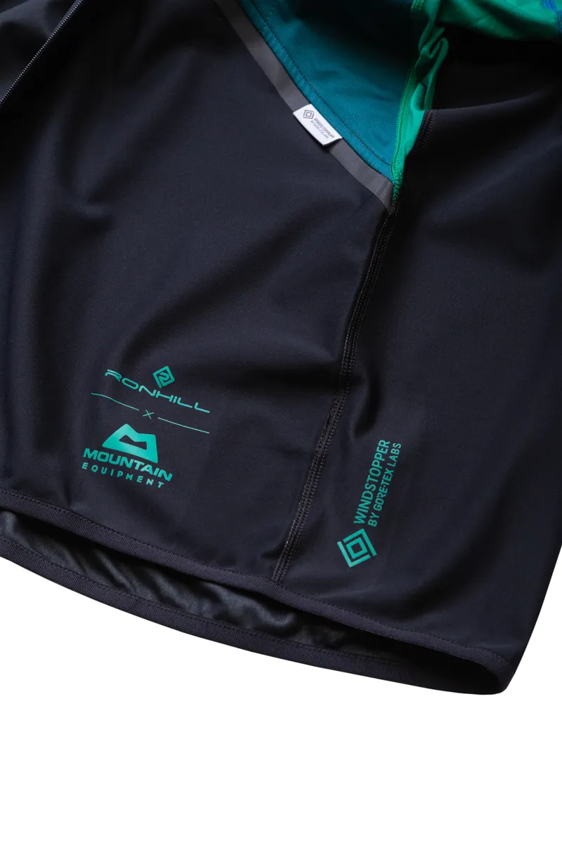 Ronhill Tech Gore-Tex Windstopper Men's Running Jacket in Black/Cobalt-7