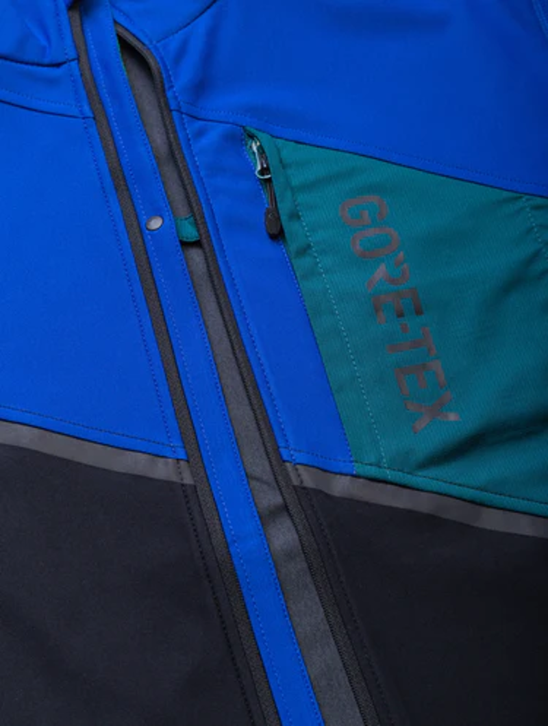 Ronhill Tech Gore-Tex Windstopper Men's Running Jacket in Black/Cobalt-9