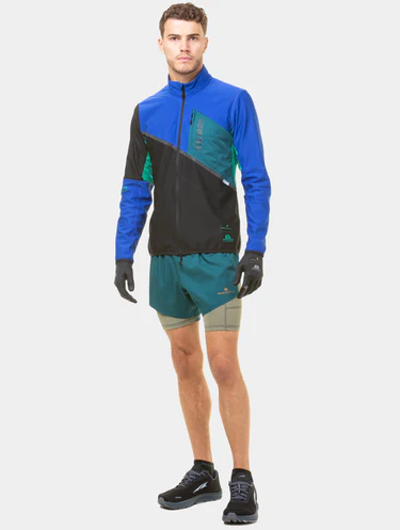 Ronhill Tech Gore-Tex Windstopper Men's Running Jacket in Black/Cobalt-13